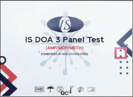 Produk IS Drug of Abuse (DOA) Drugs Panel Test (AMP/MOP/METH) - INNOVA PROTECH MANDIRI